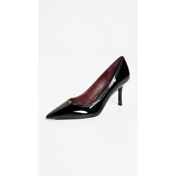 NEW TORY BURCH women double t buckle pump in black