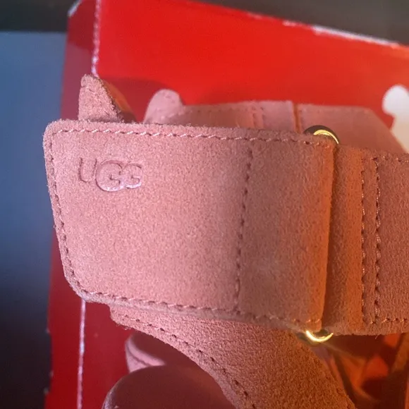 NEW Ugg Pink/Coral Espadrille Sandals