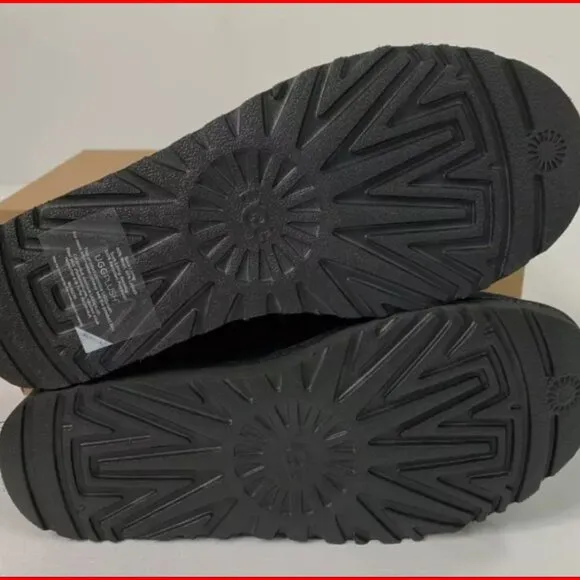 New UGG Women's Classic Ultra Mini Suede Boots Size 8 Black