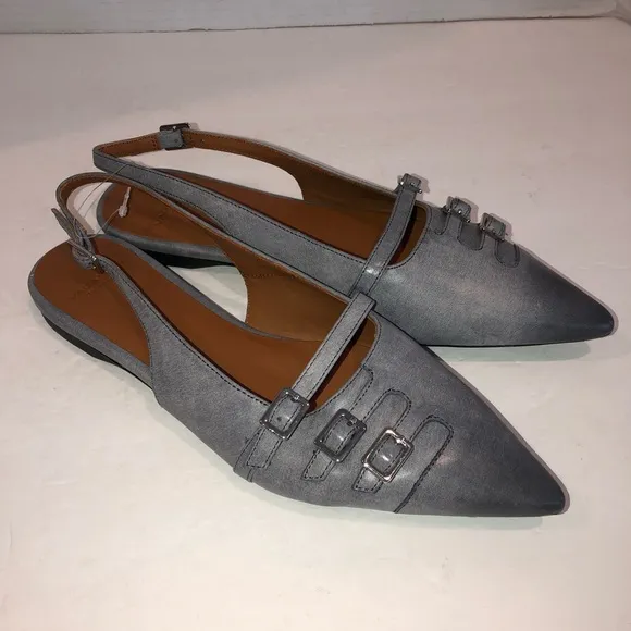 New Vagabond Shoemakers x Free People Hermine Slingback Shoes Flats sz 6/36