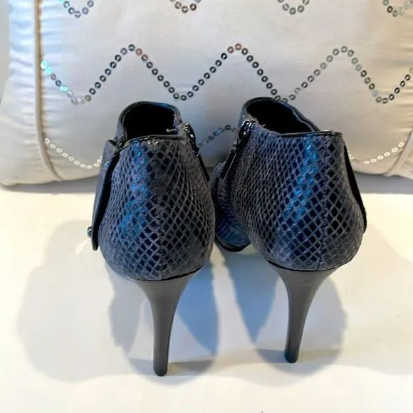 NEW Calvin Klein High Heel Platform Peep Toe Booties Size 7
