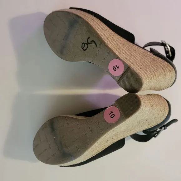 NEW Marc Fisher 'Alida' Espadrille Wedge Sandals
