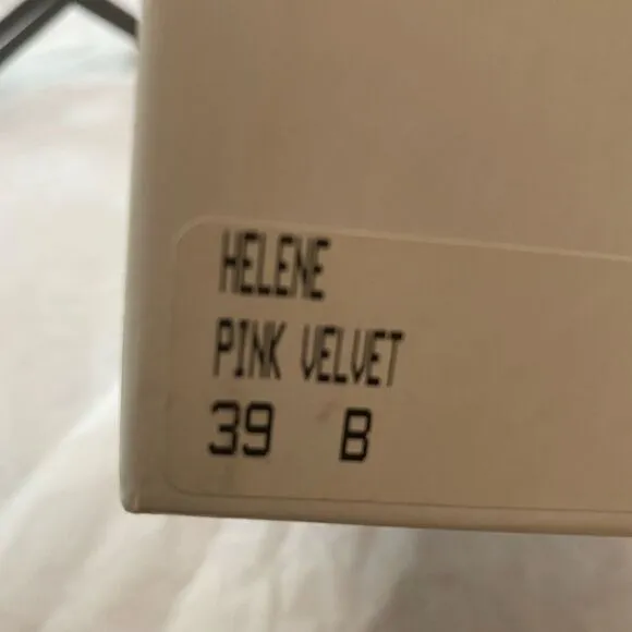 New with box Tabitha Simmons blush velvet peep toe heels size 37 6.5 AND 39 8.5