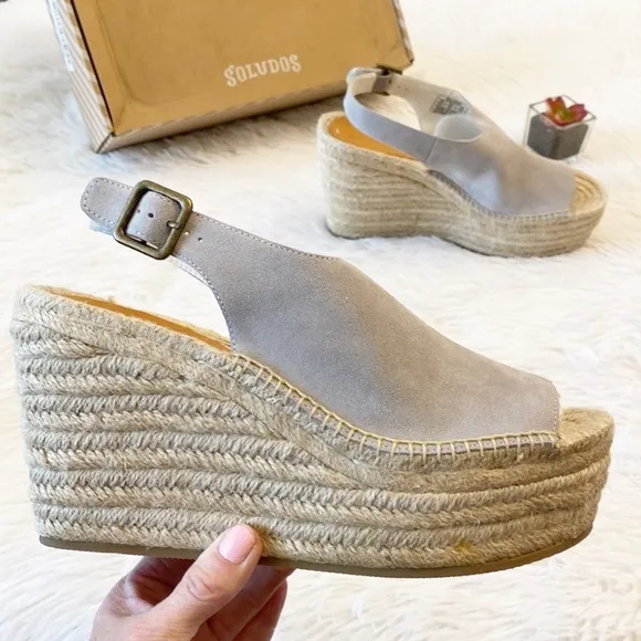 NIB Anthropologie x Soludos | Seville Platform Espadrille Sandals women size 9.5