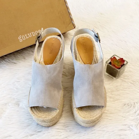 NIB Anthropologie x Soludos | Seville Platform Espadrille Sandals women size 9.5