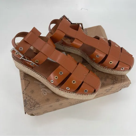 NIB Free People Gable Glad Espadrille Gladiator Sandals Size 11