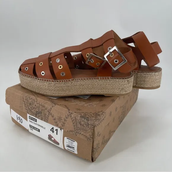 NIB Free People Gable Glad Espadrille Gladiator Sandals Size 11
