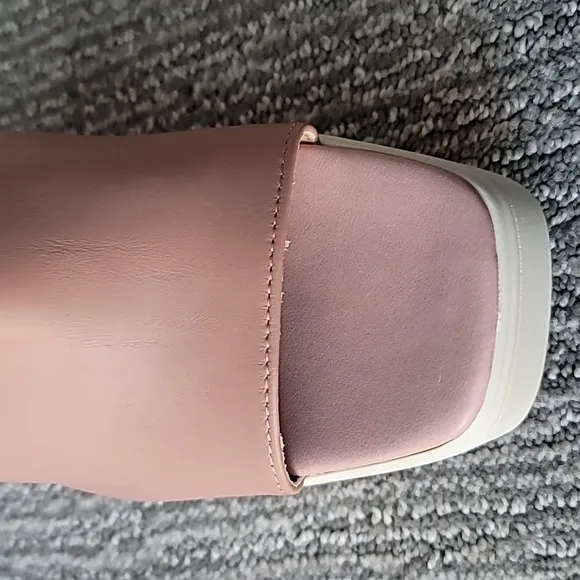 NIB Free People Zoe Platform Slide Sandal, Size 41 EU/11 US, Color Dusty Pink