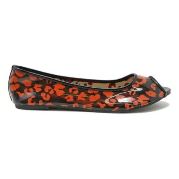 NIB Iron Fist Raw Power Peep Toe Flats Shoes size 7