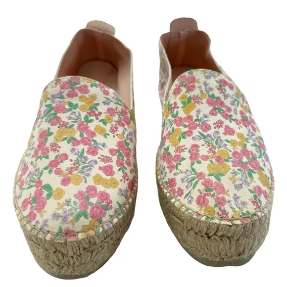NIB Loveshackfancy x Manebi  Slipper Platform Espadrille in Fruity Punch Size 8