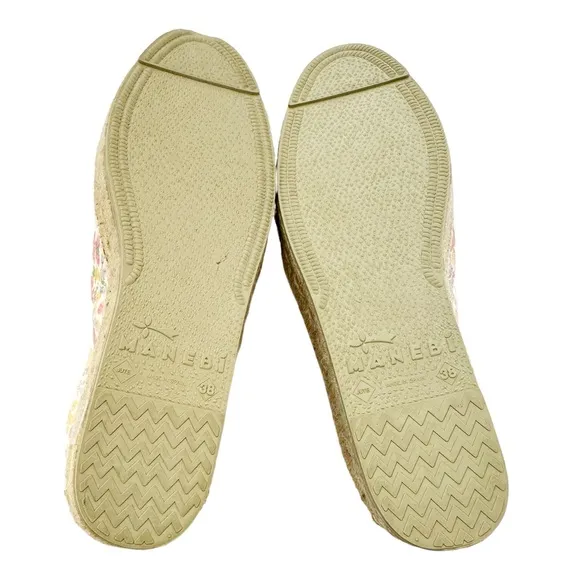 NIB Loveshackfancy x Manebi  Slipper Platform Espadrille in Fruity Punch Size 8