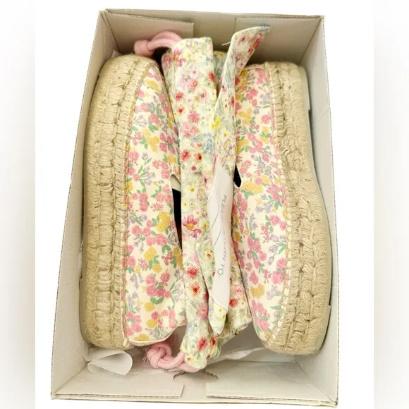 NIB Loveshackfancy x Manebi  Slipper Platform Espadrille in Fruity Punch Size 8