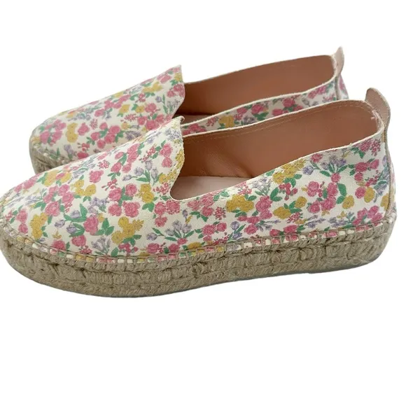 NIB Loveshackfancy x Manebi  Slipper Platform Espadrille in Fruity Punch Size 8