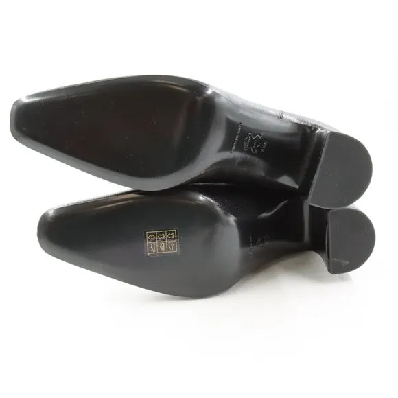 NIB Tory Burch Square Toe Banana Chelsea Boots (80mm) in Perfect Black US 8.5