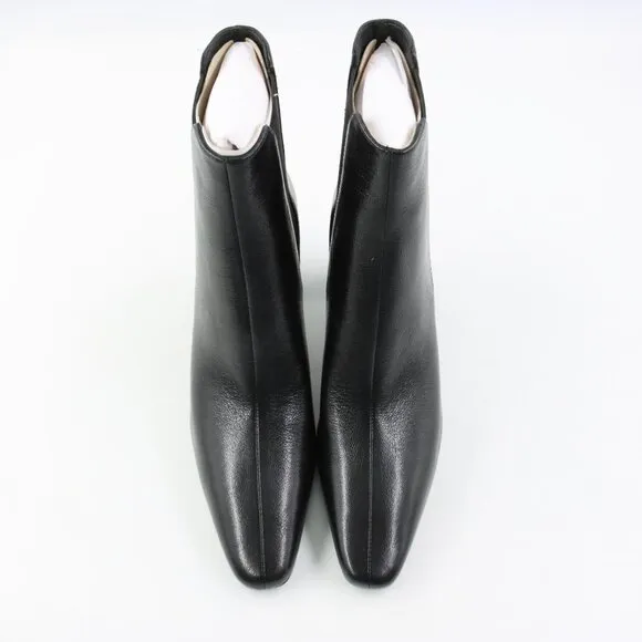 NIB Tory Burch Square Toe Banana Chelsea Boots (80mm) in Perfect Black US 8.5