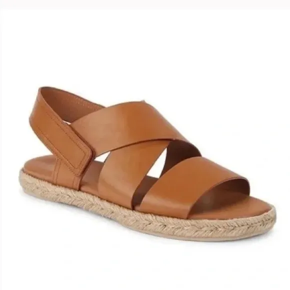 NIB/NWT Leather Vince Espadrille Sandals