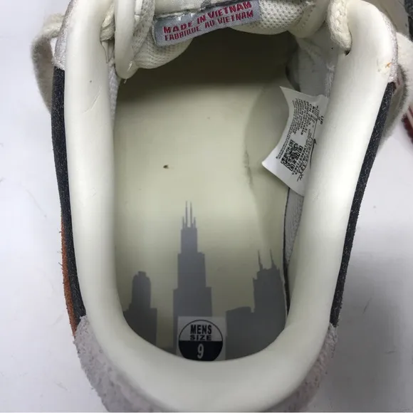 Nike Air Force 1 Low 'Chicago' Sneaker, Men's Size 9 - White/Red/Black PRE-OWNED