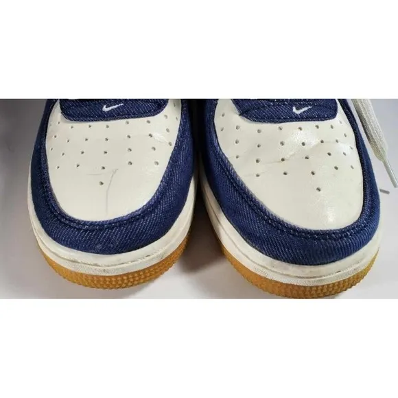 Nike Air Force 1 Mid '07 Denim Gum, Size 8, Pre-Owned Good Condition