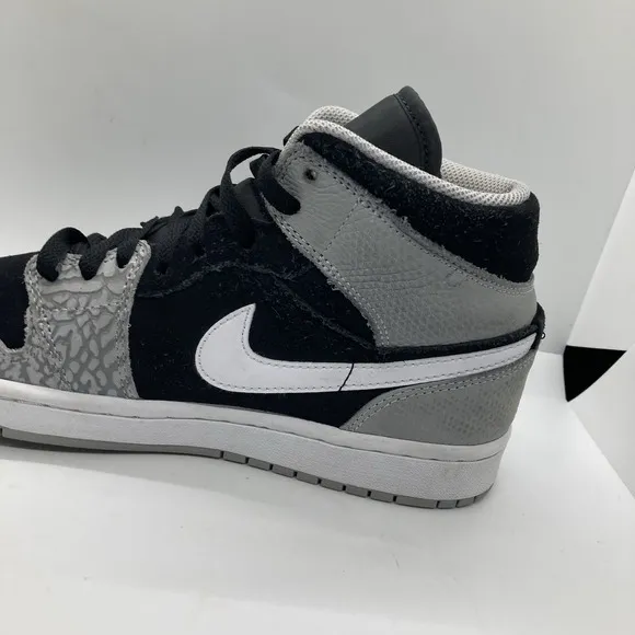 Nike Air Jordan 1 Retro Mid Youth 7 Elephant Toe Shoes Sneakers DM6216-016