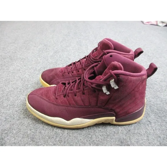 Nike Air Jordan 12 Retro Shoes Mens Size 10 Bordeaux Sneakers 130690-617