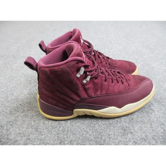 Nike Air Jordan 12 Retro Shoes Mens Size 10 Bordeaux Sneakers 130690-617