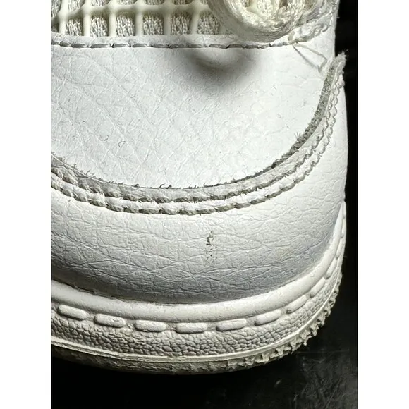 Nike Air Jordan 4 IV Retro TD White Oreo BQ7670-100 Size 6C Basketball Shoes