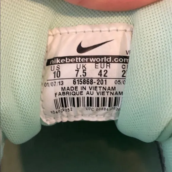 Nike Air Max 1 VT QS Arctic Green Vachetta Size 10