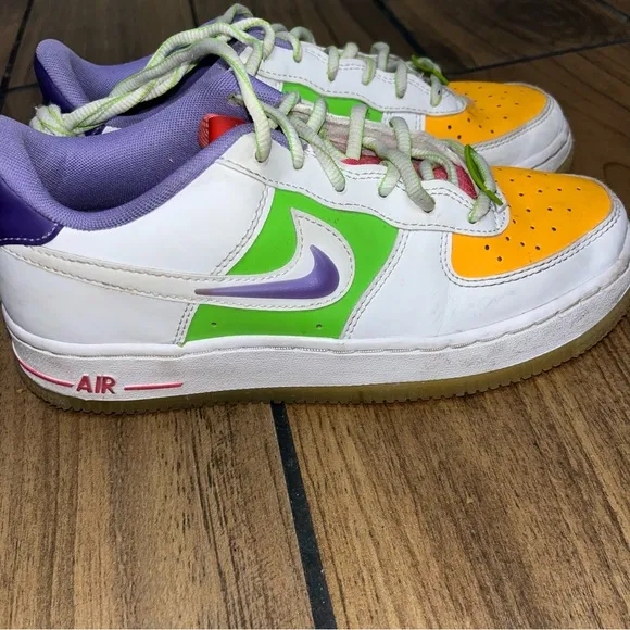 Nike Color Block  Force 1  Shoes Youth Size 5