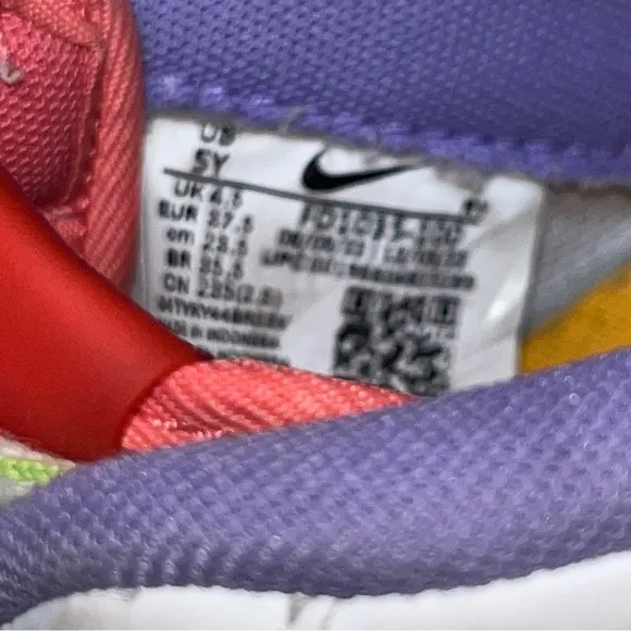 Nike Color Block  Force 1  Shoes Youth Size 5