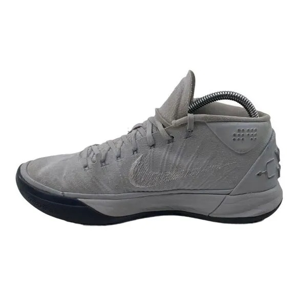 Nike Kobe A.D. Mens Sz 7.5 White Mid Top Pure Platinum Athletic Shoes 922482-004