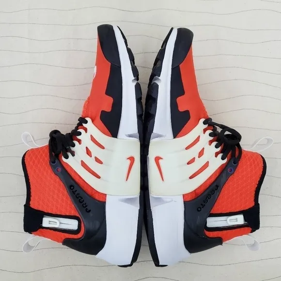 Nike Mens Air Presto Mid Utility Orange Black White Shoes DC8751-800 Size 9