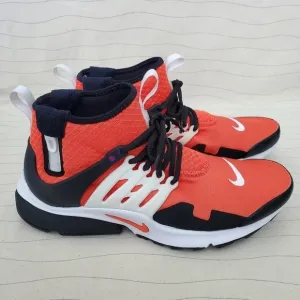 Nike Mens Air Presto Mid Utility Orange Black White Shoes DC8751-800 Size 9