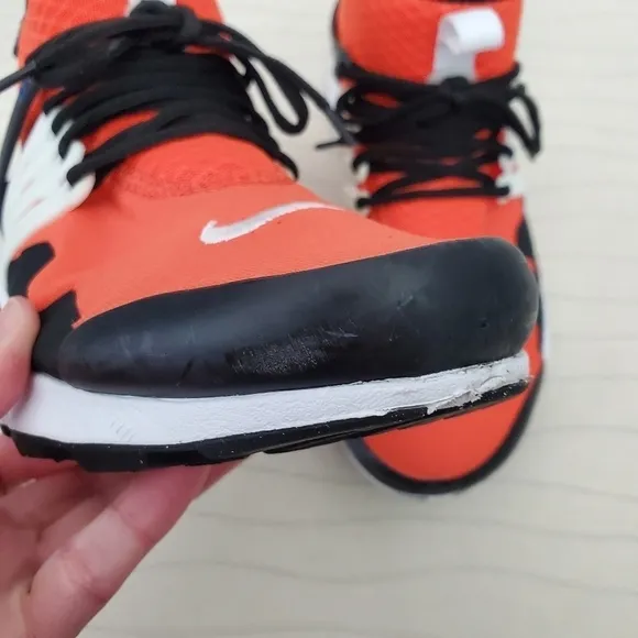 Nike Mens Air Presto Mid Utility Orange Black White Shoes DC8751-800 Size 9