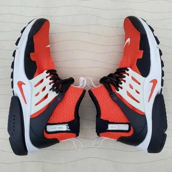 Nike Mens Air Presto Mid Utility Orange Black White Shoes DC8751-800 Size 9