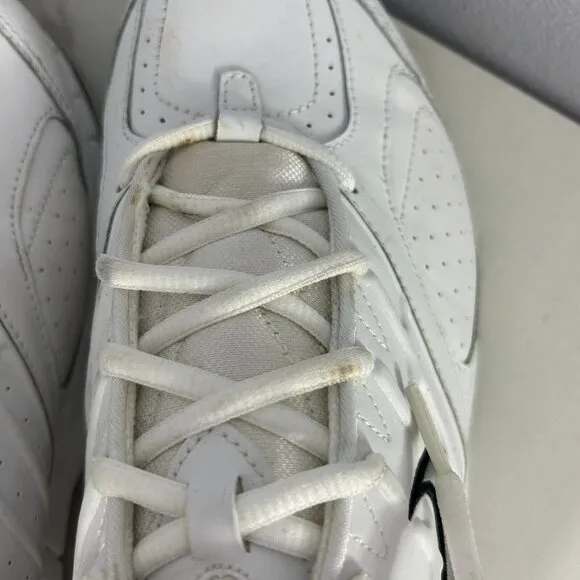Nike T Lite V RX 315347-101 White Leather Casual Shoes Sneakers Men's Size 11.5