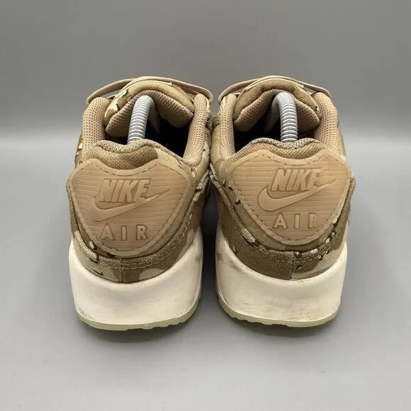 Nike Womens Air Max 90 DX2313-200 Brown Running Shoes Sneakers Size 7