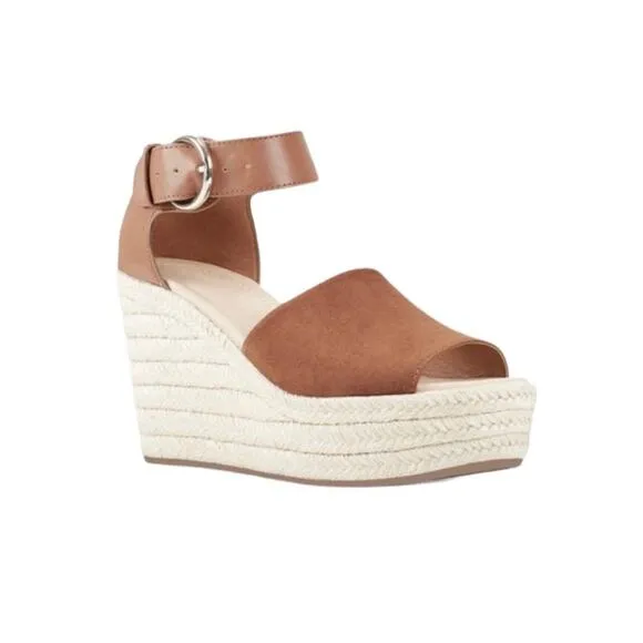Nine West Adell Espadrille Wedge Sandals Size 9.5