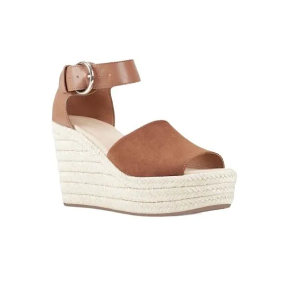 Nine West Adell Espadrille Wedge Sandals Size 9.5