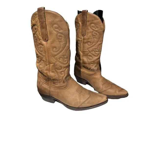 Nine West Evie cowgirl boots size 10