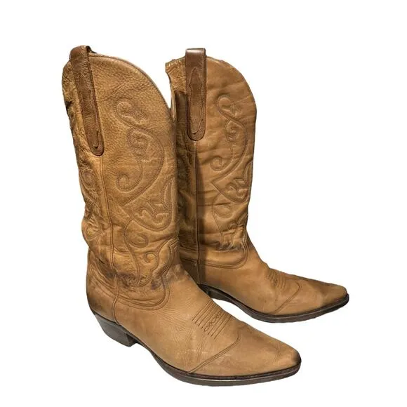 Nine West Evie cowgirl boots size 10