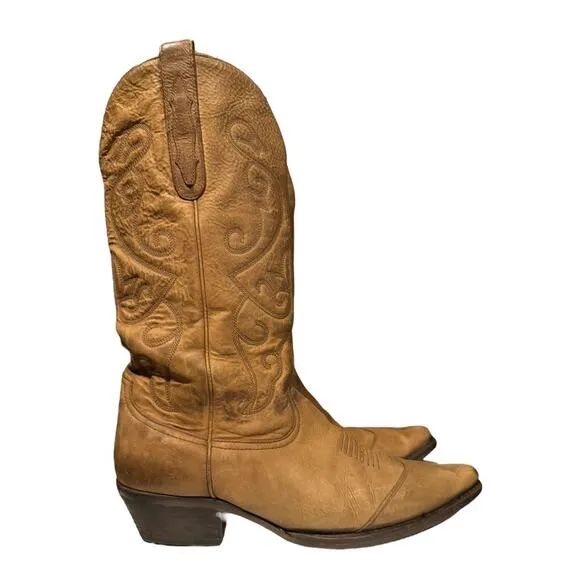 Nine West Evie cowgirl boots size 10