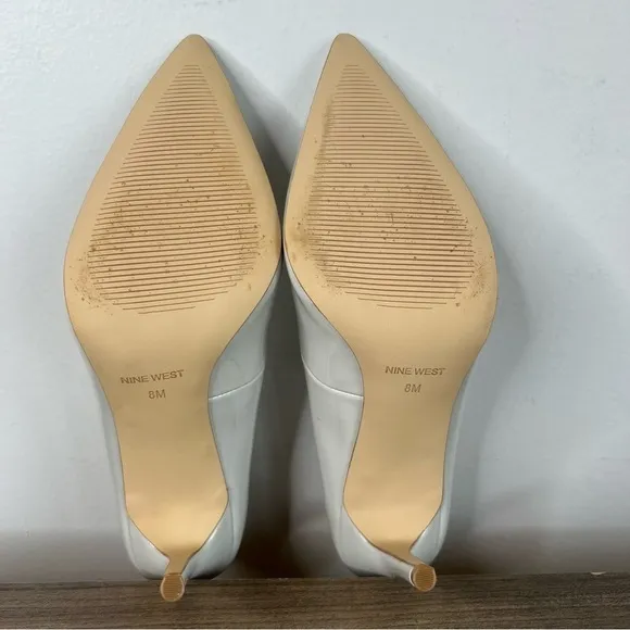 NINE WEST Fresh 3 Women's Stiletto Ivory Pump Size 8 SKU#24489