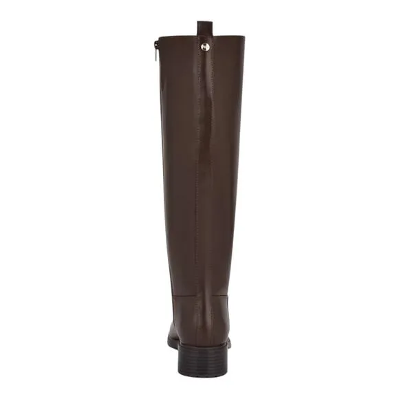 Nine West Women's Barile Knee High Riding Boots Brown Size 10