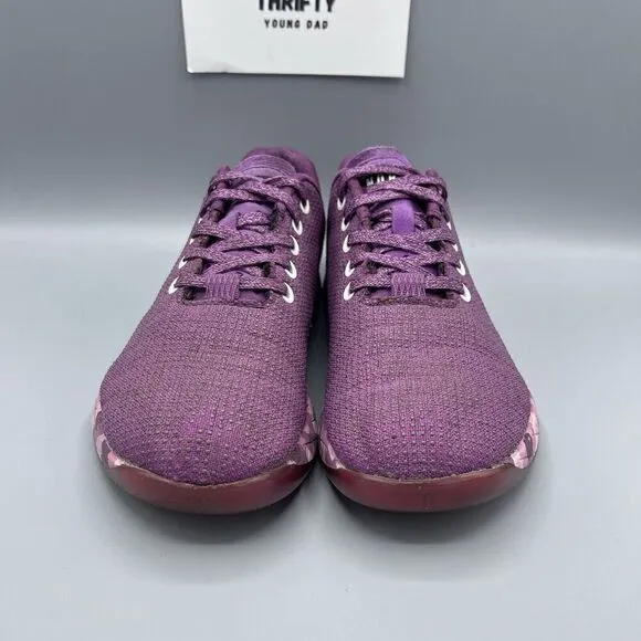 NoBull Trainer Sneaker Shoes Purple Heather Camo Sole Superfabric Upper W8 /M6.5