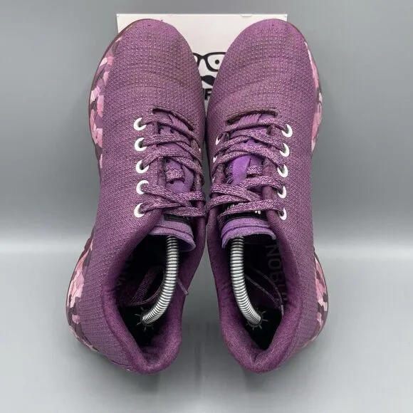 NoBull Trainer Sneaker Shoes Purple Heather Camo Sole Superfabric Upper W8 /M6.5
