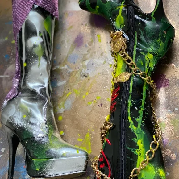 Nouveau Platform Baddie Boots