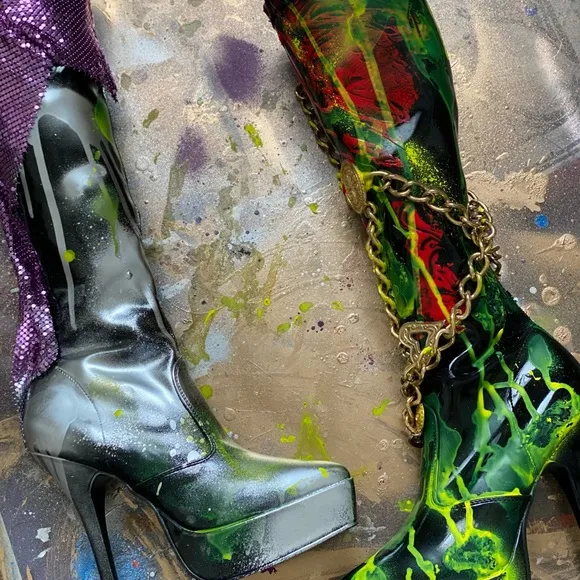 Nouveau Platform Baddie Boots