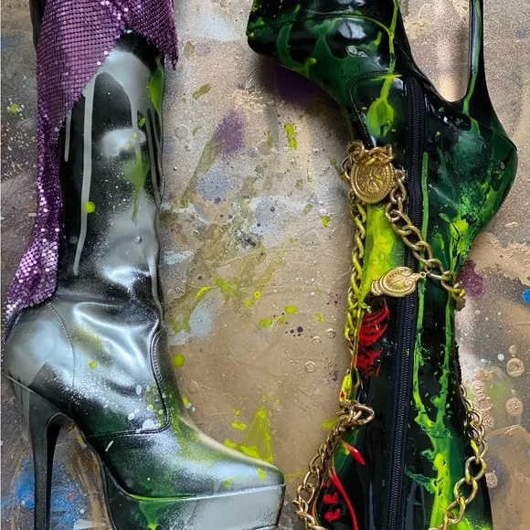 Nouveau Platform Baddie Boots
