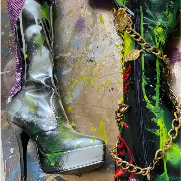 Nouveau Platform Baddie Boots
