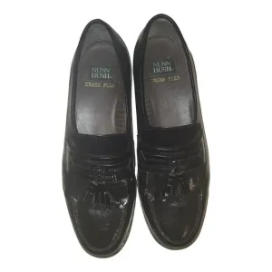 Nunn Bush Dress Shoes Men's Size 11 Black Flex Leather Closed Toe Pull On
